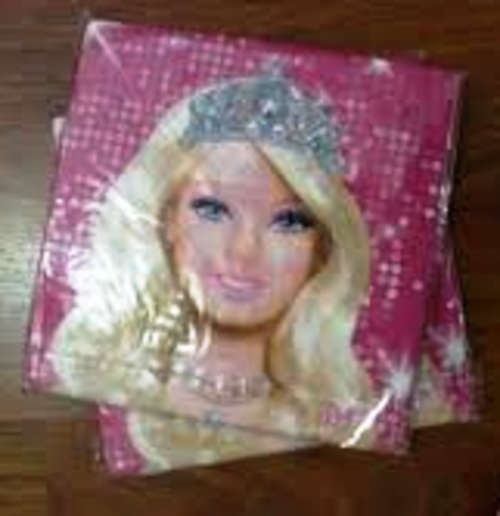 barbie kids party SERVIETTES (20)