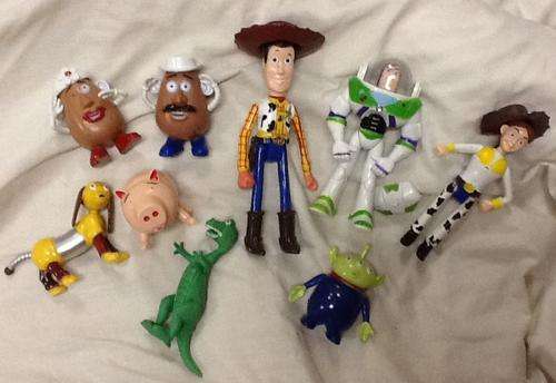 TOY STORY  --WHOLE SET OF CHARACTERS perfect as cake toppers