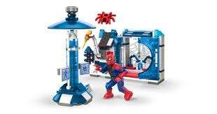 Mega bloks spiderman oscorp spider lab 182 pieces - was R125