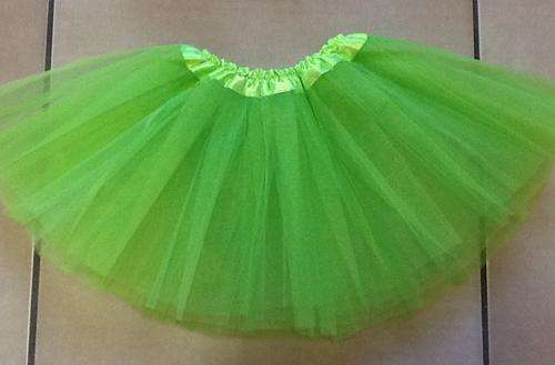 Girls tutu skirt - lime green tinkerbell dress up