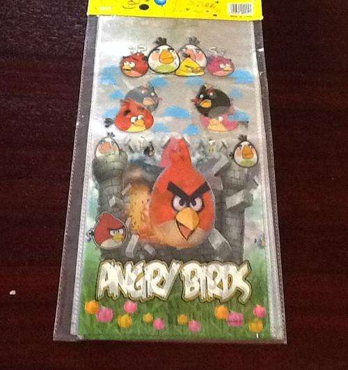 Angry birds cellophane PARTY PACKS / SWEET BAGS (10)