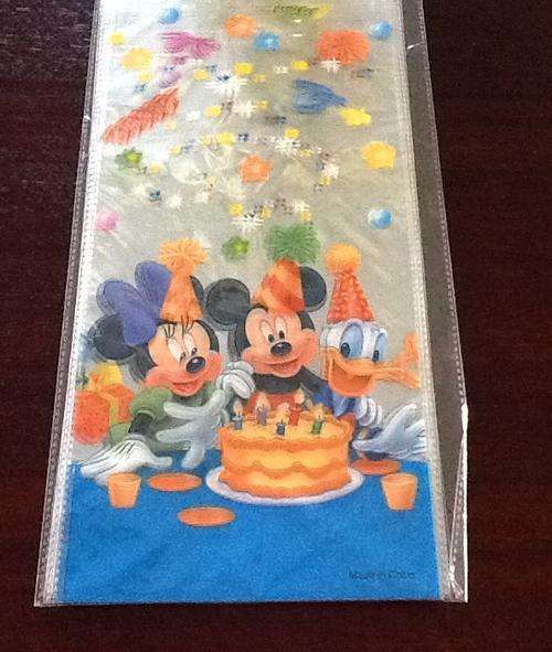 Mickey and minnie mouse cellophane PARTY PACKS / SWEET BAGS (10)