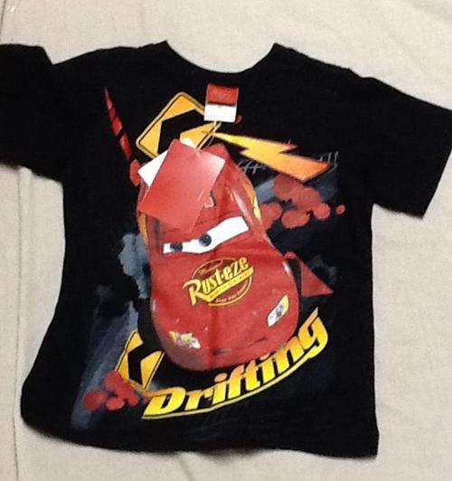 Boys cars McQueen shirt - Edgars - size 3-4 yr.