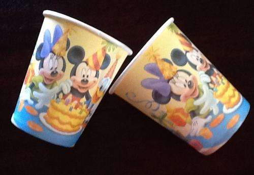 Mickey and minnie mouse PARTY paper CUPS / GLASSES (10)