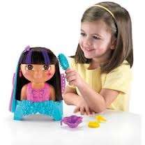 Dora suds and style fairy doll - Fisher price - color change hair and designs - WAS R400