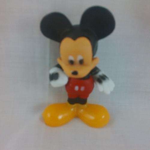 mickey mouse plastic figurines +-7.5cm perfect for cake toppers or party favor