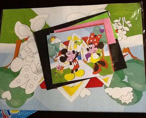 Mickey mouse and minnie foam activity art set - great for party favor