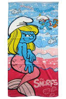 Smurfs smurfette mermaid beach TOWEL +-130x70cm