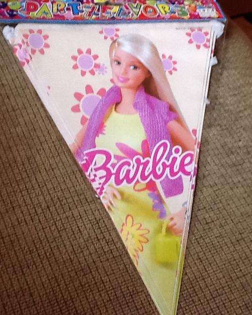 barbie kids PARTY banner