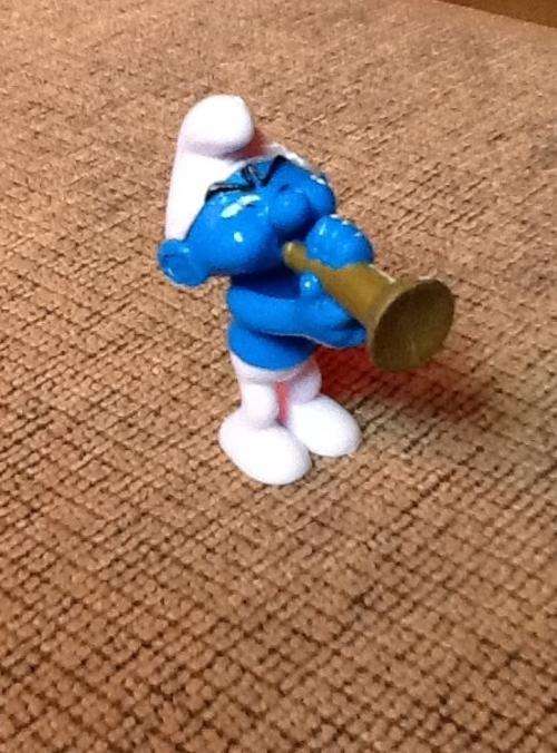 SMURF plastic figurine 5.5cm boy - work for cake toppers also