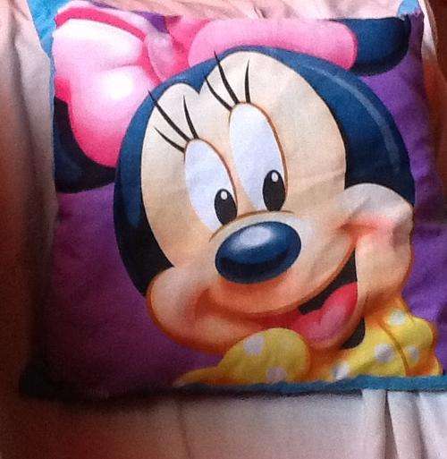 Minnie and Mickey mouse SCATTER CUSHION 40X40CM