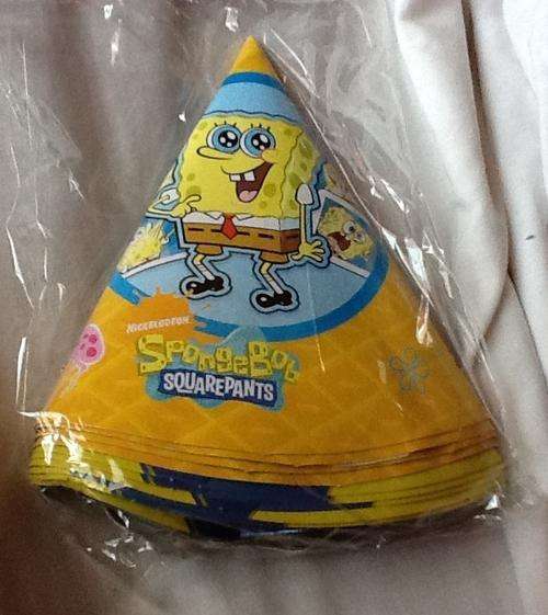 spongebob KIDS PARTY HATS (10)