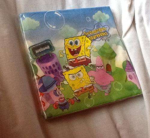 Spongebob SERVIETTES (20) - kids parties