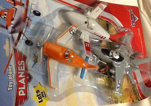 Cars mcqueen planes  - can be used for cake topper also or party favor set of 3 10-13cm dusty,