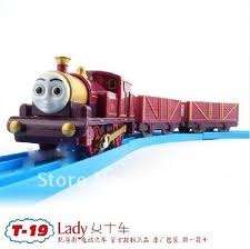 Thomas tank lady train - Tomy +-36cm.  - track not incl