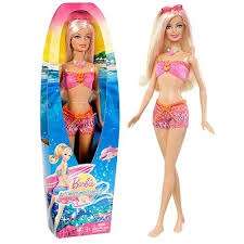 BARBIE in a mermaid tale beach doll - packaging bit damaged