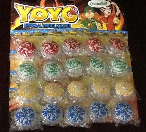 Yoyos various colors sent - great party favor - price per one