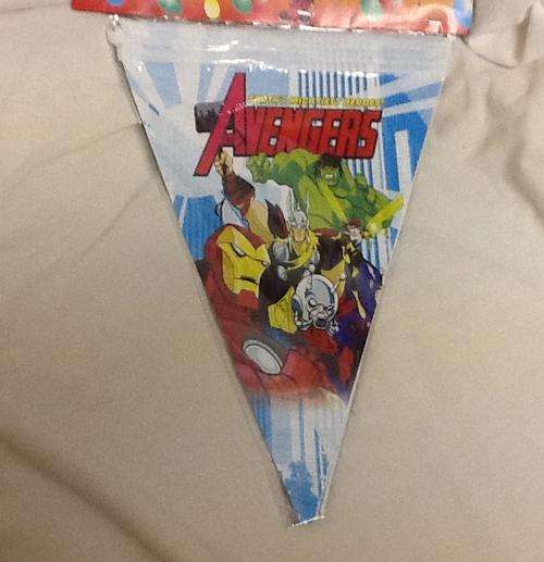 KIDS PARTY avengers banner