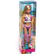 BARBIE tropical beach doll - packaging bit damaged
