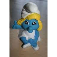 smurfette SMURF SAVING TIN / holder (plastic) +-12CM