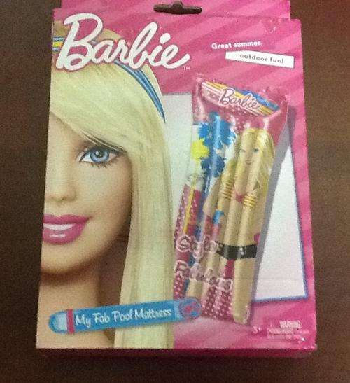 Barbie air mattress - pool float / lilo 148x61x13cm - was R70