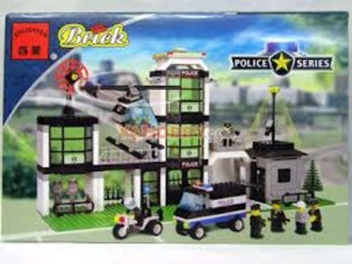 Building brick toys - fits well with  legos - POLICE SERIES - 466 pieces