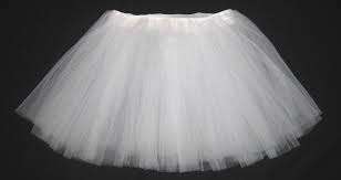 Girls tutu skirt - white princess dress up