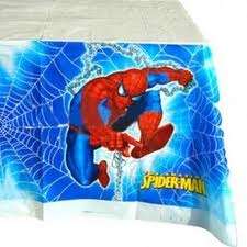 Spiderman kids party TABLE COVER PLASTIC 132x220cm