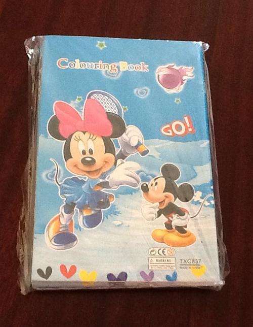 Mickey and minnie mouse coloring book with sticker pages - great party favor