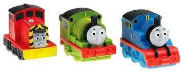 Thomas tank - bathtub squirter trains , fisher price