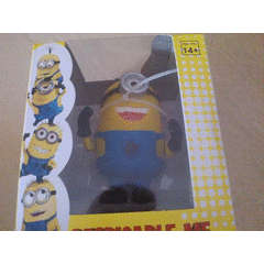 despicable me minions plastic toys - lights and sing 12cm - work for cake toppers also - one eye