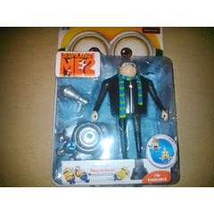 reduced despicable me gru plastic toy - makes sounds 12cm - work for cake toppers also