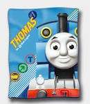 Thomas train polar fleece throw blanket 120x150cm