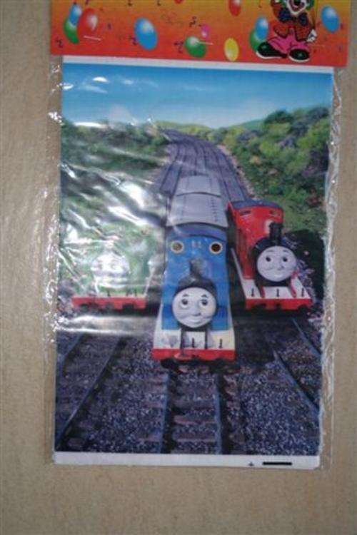 Thomas train kids party TABLE COVER PLASTIC 132x220cm