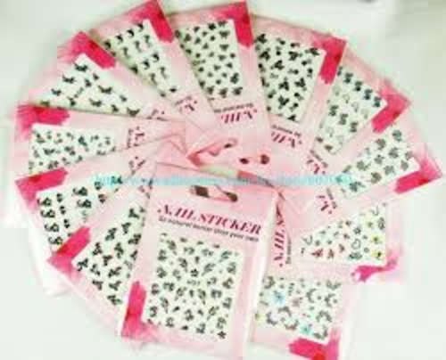 Nail art stickers - various design - I send any - great party favor for girls