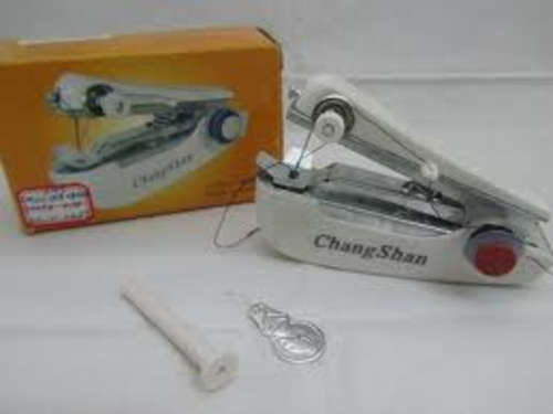 MINI HANDHELD SEWING MACHINE - MANUAL - SCRAPBOOKING BORDER - 9CM