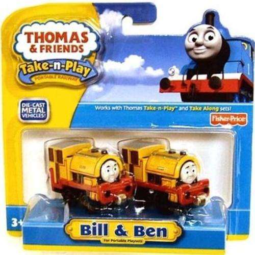 Thomas tank - diecast trains - bill and ben - 5cm fisher price