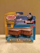 Thomas tank - diecast trains - annie and clarabel - 7cm fisher price