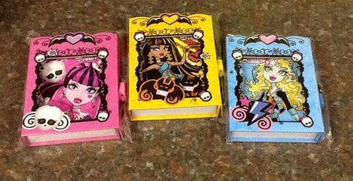 Monster high - diary journal notebook   - blue