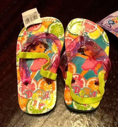 Dora slops / plakkies / sandals  size 7 - woolworths
