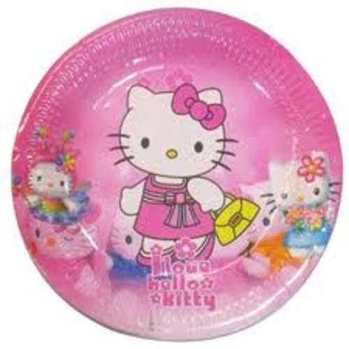 hello kitty kids party BIG PAPER PLATES (10)