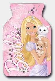 Kids warmer bag hottiez - barbie - wheat bag - microwavable, re-heatable