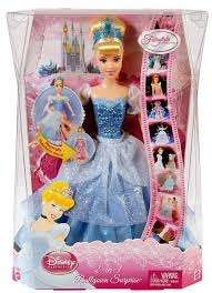 Disney mattel Cinderella ballgown surprise doll. 2 in 1 princess