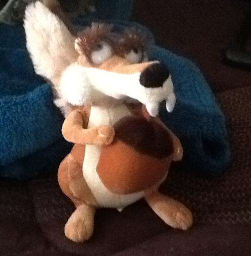 ICE AGE SOFT TOY +-24CM squirell