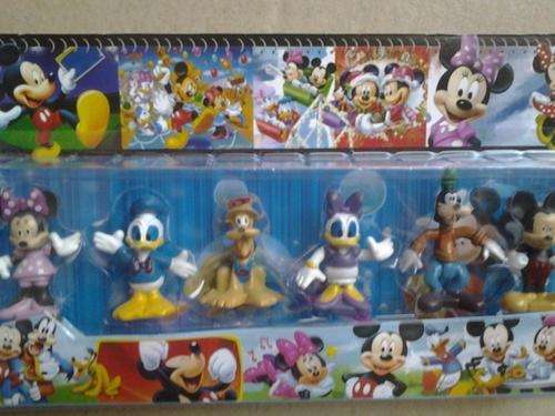 Mickey Mouse and friends plastic figurines set of 6 (5cm) - great cake toppers was R120