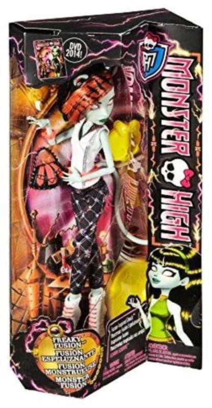 Original Monster high doll - freaky fusion - mattel toy - scarah screams