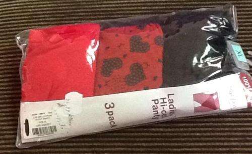 ladies hi cut panties - pack of 3 Xl - brand new with tags was R50