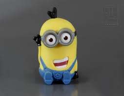 despicable me minions plastic toy 5cm - work for cake toppers also
