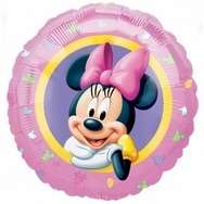 KIDS party Minnie Mouse 43cm foil balloon - needs helium