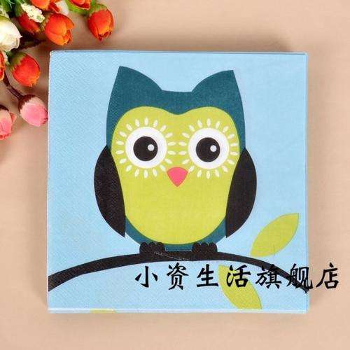 Owl SERVIETTES (20) - kids parties
